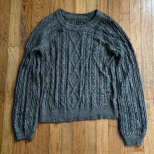 Abercrombie cable knit sweater